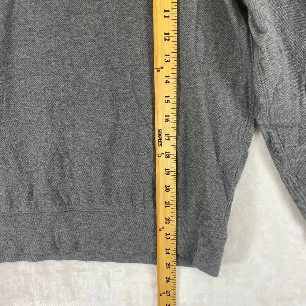 Polo Ralph Lauren Men's Gray Long Sleeve Quarter Zip Pullover Sz M